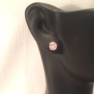 Pink Ice Stud Earrings